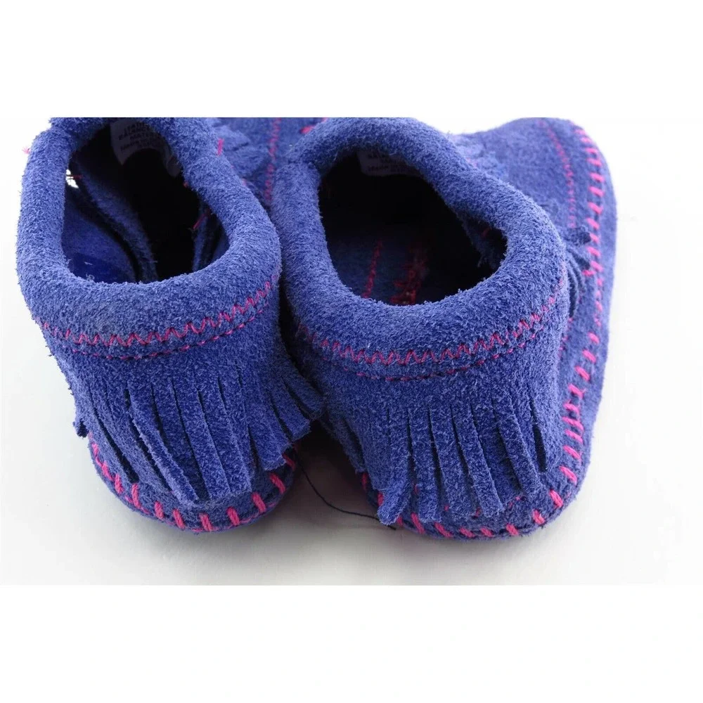 Minnetonka‎ Toddler Sz 5 M Purple Slippers Synthetic Girls